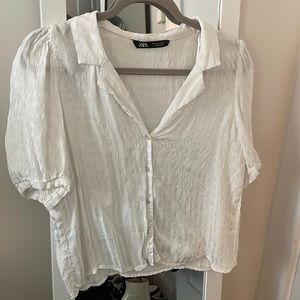 Zara Textured Top